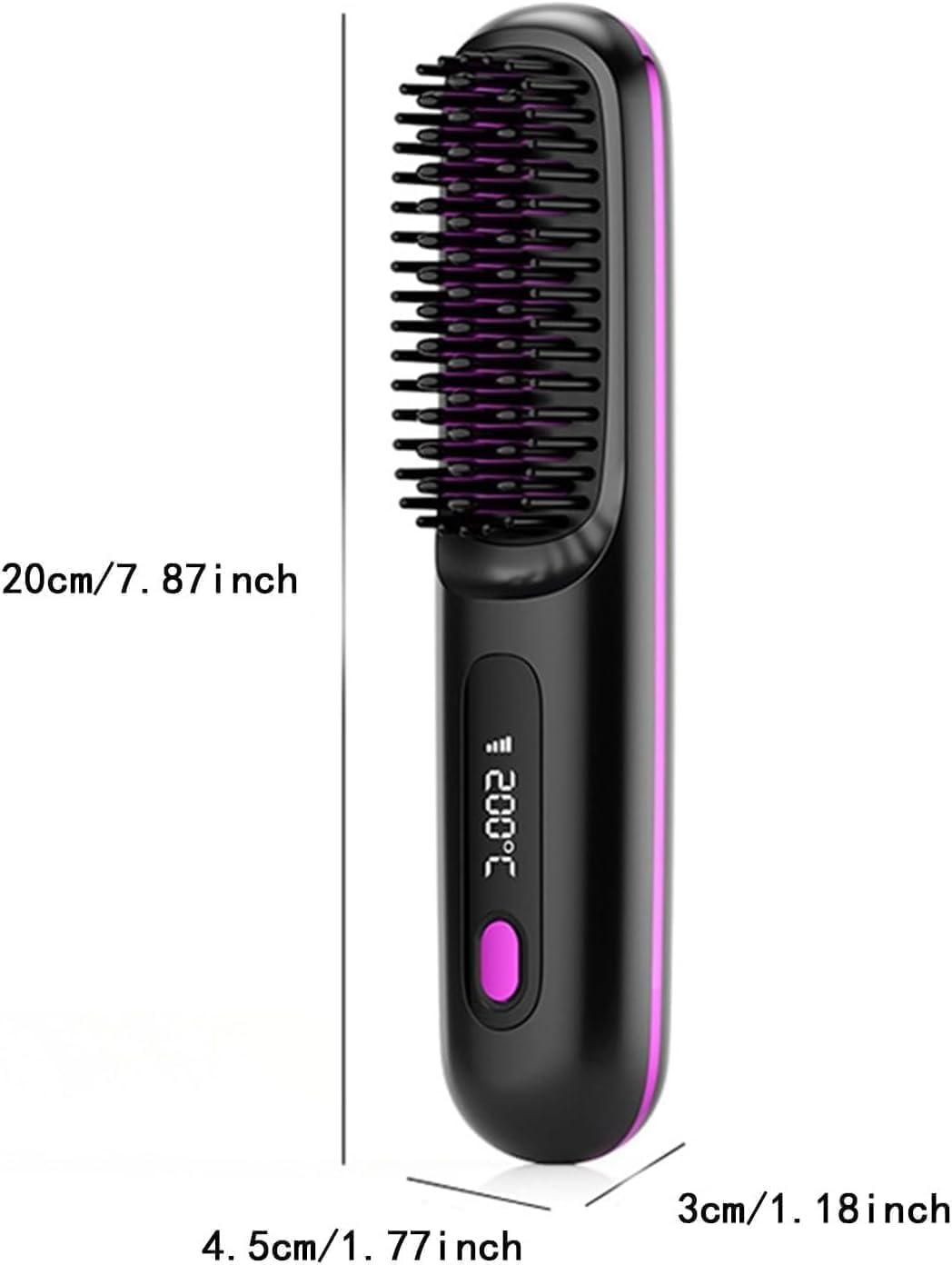 Brosse coiffante cocoony cheveux courts,cocoony brosse à cheveux,Coiffage rapide, volume longue durée (Violet)