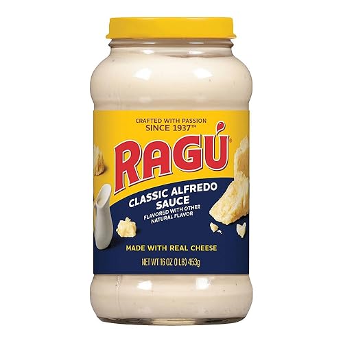 Ragu Salsa clásica Alfredo salsa cremosa hecha con queso real con sabor inspirado en Italia 16 onzas