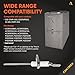 【Upgraded 2026】025-37499-000 Gas Furnace Flame Sensor Canamax - Compatible with York Luxaire Coleman Gas Furnace - Replaces S1-025-37499-000 025-37499-000 ACS90453BXA ACS90703BXA P1257001F