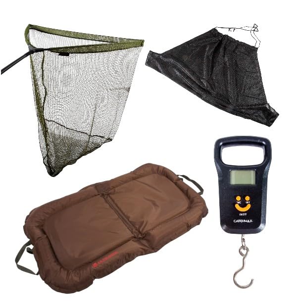 Ultimate Ensemble D'épuisage Carp Landing & Weigh Set - Tapis De Reception