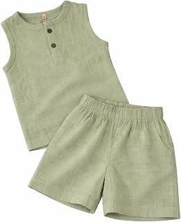 Baby Boys & Girls Crinkled Muslin Co-ord Set (Blue | Summer Wear | Soft & Comfortable) Price In India