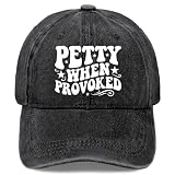 Made in USA Petty When Provoked Trucker Hats Outdoor Caps for Men