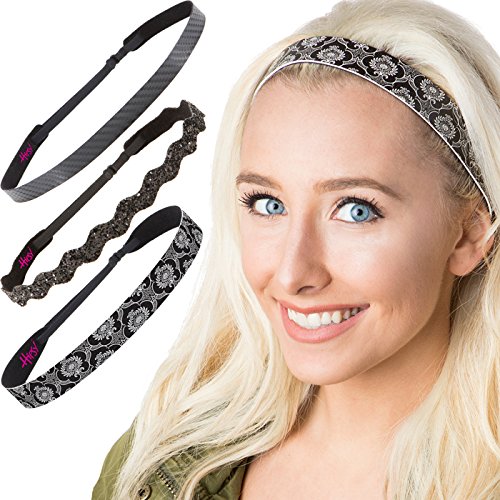 Hipsy Cute Fashion Adjustable No Slip Hairband Headbands for Women Girls & Teens