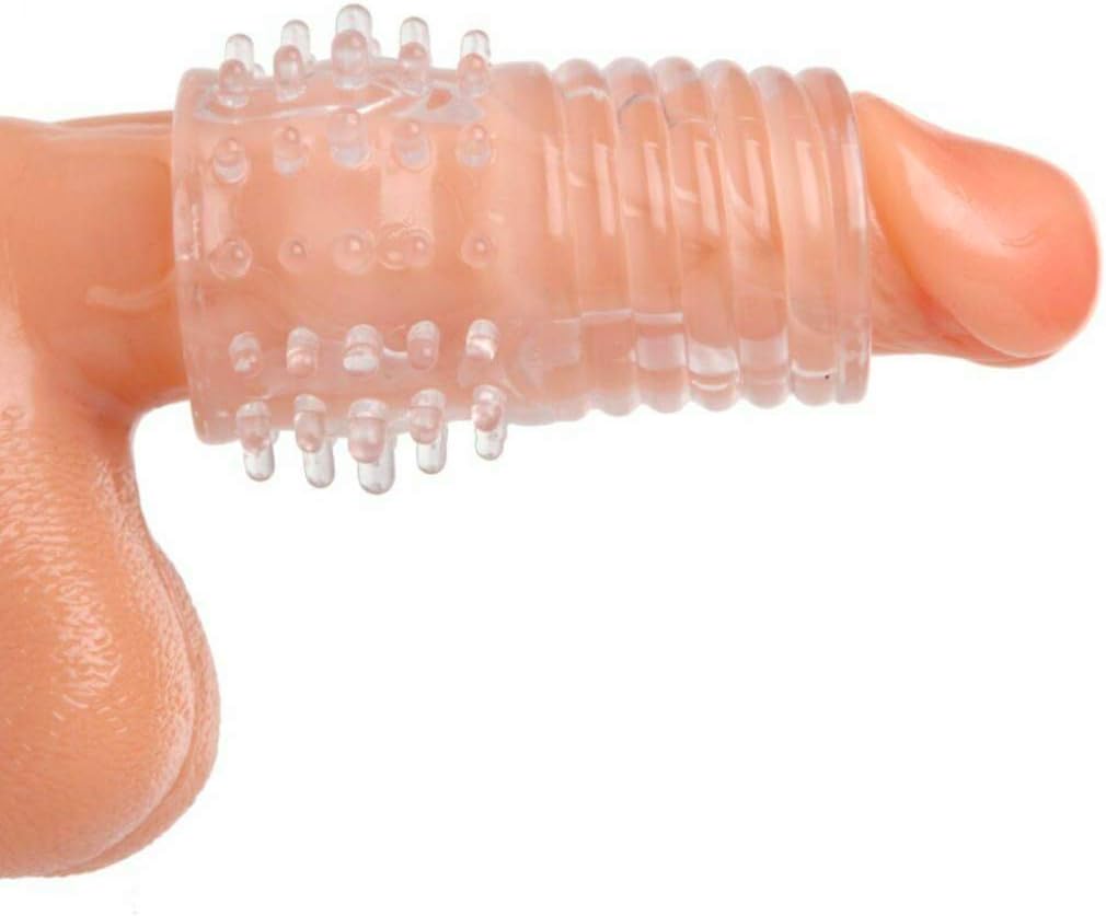 CollectProd Ribbed Textured Thicker Shaft Enlarger Sleeve Extension Girth Enhancer Extender Num 1c74