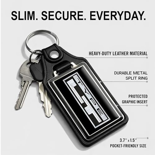 Image of Brotherhood Car Key Chain for Camaro - Classic Models Keychain for Men and Women Gift Key Ring - Black - Type LT