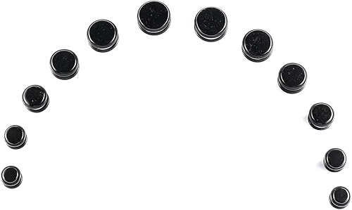 Miniatura 7 de Memsion Kit de estiramiento de oreja, 24 piezas de calibre grande 00G-0.787 in, juego de expansores de oreja acrílicos para orejas y tapones para el