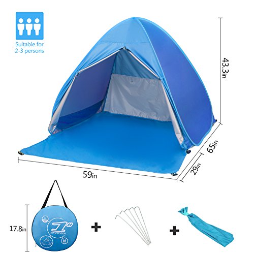 Wlovetravel Outdoor automatico pop up tenda da