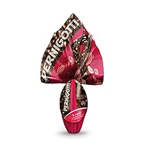 Pernigotti Uovo di Pasqua 2026 Nocciolato Nero, Cioccolato Fondente con Nocciole Italiane Intere e in Granella, Senza Glutine, con Sorpresa UNOARGENTO Made in Italy, 350 g