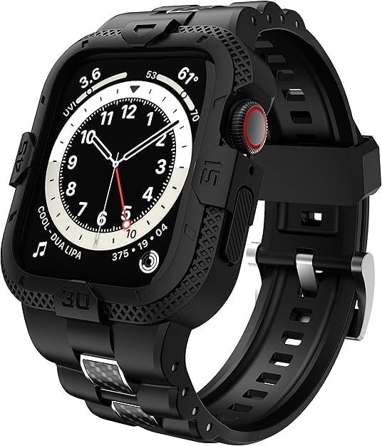 Bands Compatible for Apple Watch Band 46mm 42mm with Case Men