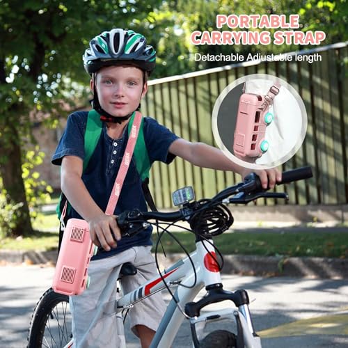 Image of Bus Water Bottle for Kids with Strap, Sipper, and Straw Leakproof, Tritan Water Bottle for School Kids 500ml - for Girls and Boys (Pink)