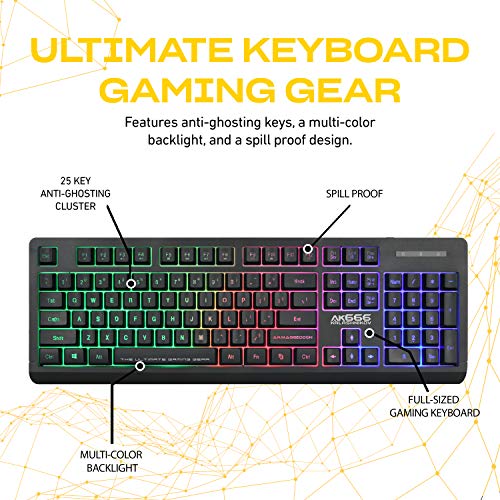 Armaggeddon Ak-666 Pro Gaming Keyboard #TOP1