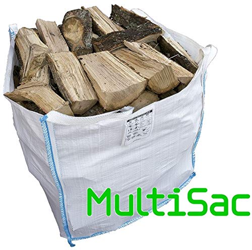 Big Bag FIBC 90x90x120cm 1500kg - Sac De Transport Déchets Terre Recyclage Jardin
