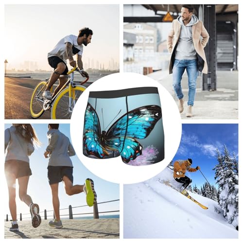 Men's Underwear Beautiful butterfly Boxer Briefs Ultra Breathable Stretch Mens Moisture Wicking Underwear3