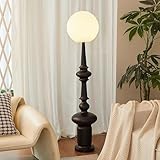 Matériaux haut de gamme et structure unique : Ce lampadaire élégant est fabriqué en résine et acrylique de haute qualité, alliant durabilité et esthétique moderne et épurée. Son design unique se caractérise par un pied haut et élégamment fuselé surmonté d'un abat-jour sphérique, créant un effet visuel saisissant. Le pied en résine assure stabilité et longévité, tandis que l'abat-jour en acrylique diffuse une lumière douce, offrant une ambiance chaleureuse et accueillante.