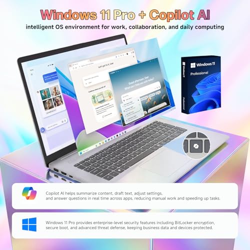 Image of HP 15.6 Touchscreen Laptop for Student Business, Intel Core i3-1315U, Office 365 of The Web Lifetime, 20GB RAM, 512GB SSD, Copilot AI, Wi-Fi 6, HD Camera, Windows 11 Pro, W /Accessories