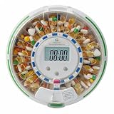 SenyerKare Automatic Pill Dispenser with Safety Lock for Seniors, Dementia