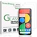amFilm Pixel 5 Verre Trempé (3 Pièces), Coque Compatible (Installation Facile) Film de Protection D’écran pour Google Pixel 5 (2020)
