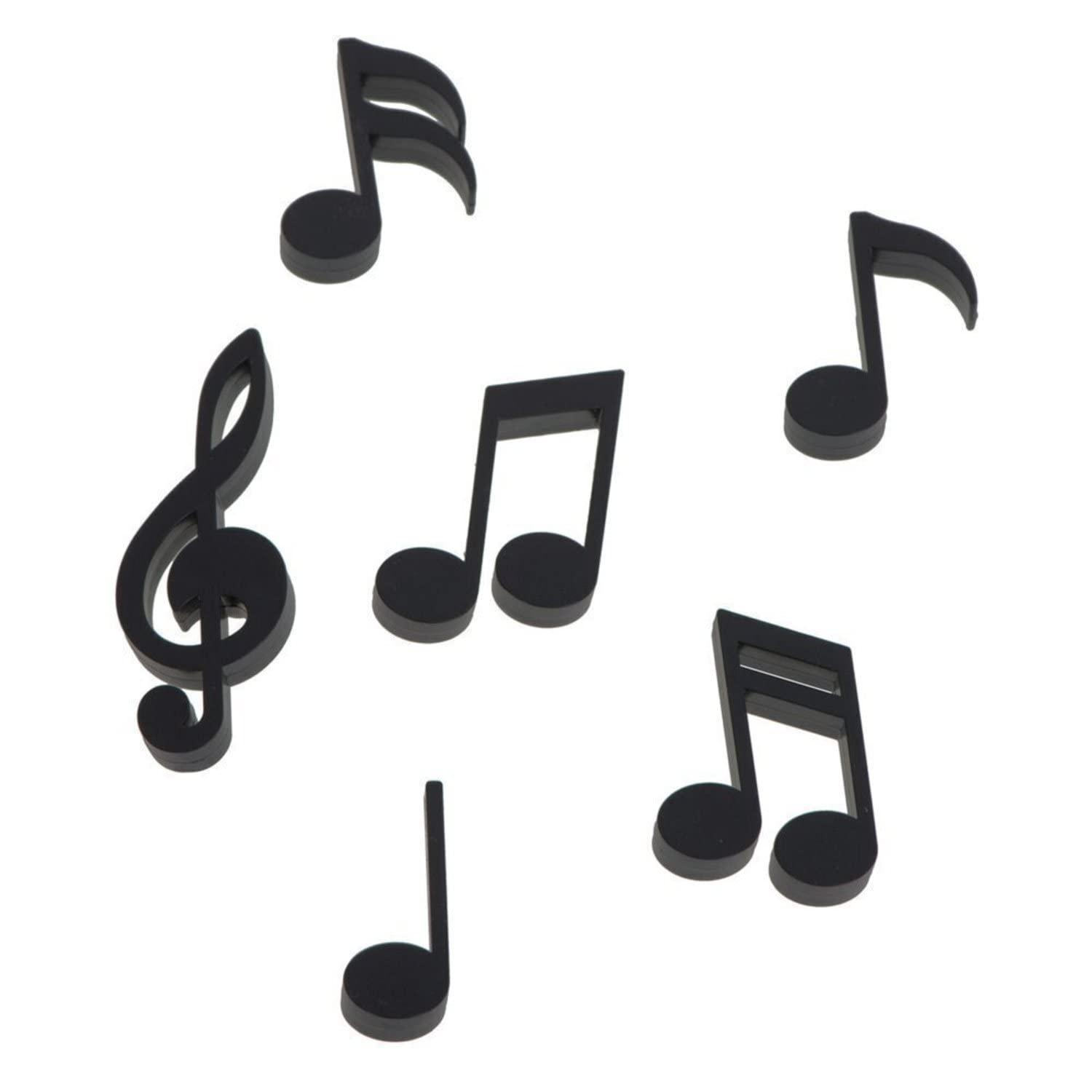 Gadget Master Music Notes Fridge Magnets Set of 6