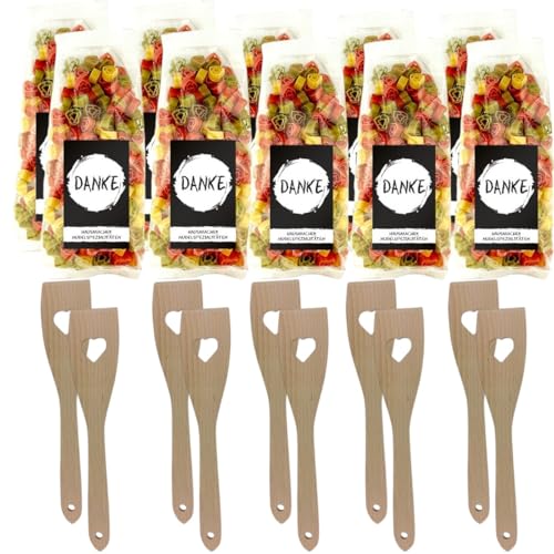 10x 2tlg Geschenkset - Danke/Kunden- und Mitarbeitergeschenk/Gastgeschenk