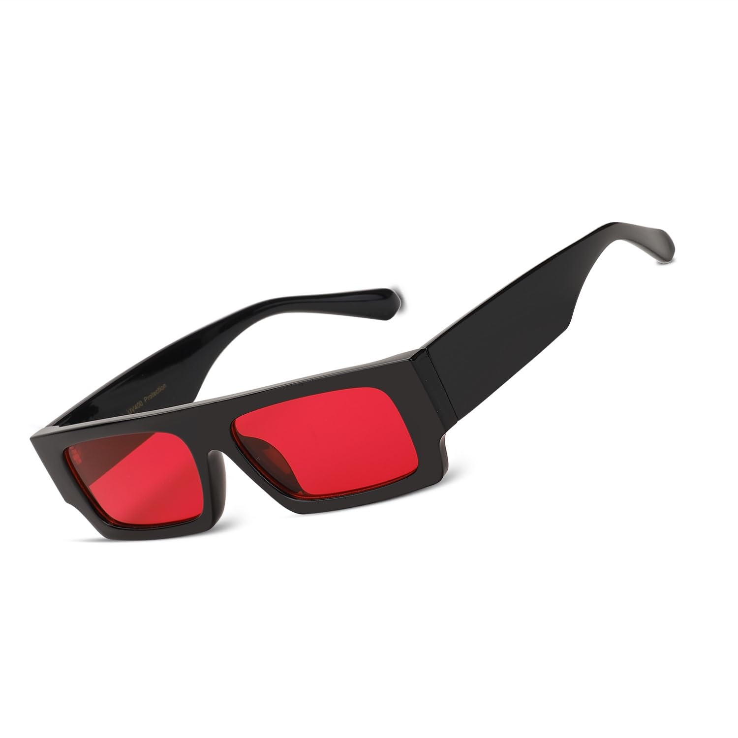 Rectangle Sunglasses 90s Small Vintage Narrow Square Sunglasses for Men Women Trendy Classic Shades Sun Glasses