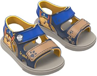 Patrulha Canina Achei Sandalia Baby - Cinza/azul/amarelo - 17/18