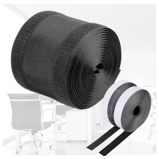 1m Black Cord Cover Floor, Low-Profile Floor Cable Hider for Wood, Tile, or Vinyl