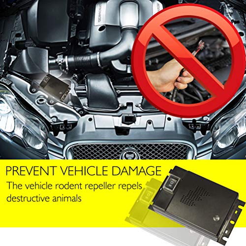 Image of Advanced SereneLife Ultrasonic Repeller, Vehicle Repellent, Up to 300 Ft. of Coverage, 12V (PSLSAR5)