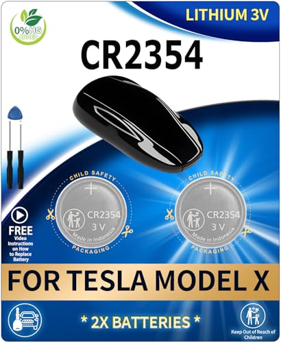 IYUKETROR Key Fob Replacement Batteries for Tesla Model X &