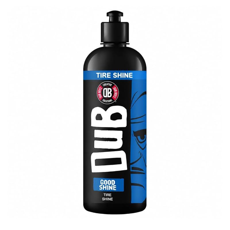DUB BOYZ Good Shine Brilho para Pneus com Acabamento Molhado, Aplicação em Spray, Fórmula de Secagem Rápida, Frasco de 473 mL