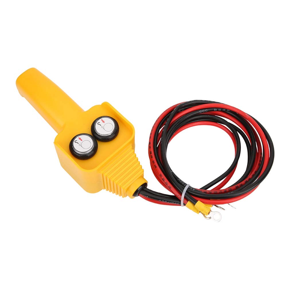 FTVOGUE Wciągarka Elektryczna 12 V 4500 Funtów Akcesoria Mechaniczne Wciągarka Samochodowa do zastosowań Terenowych i Przemysłowych Dwufunkcyjny Sprzęt do Ciągnięcia dla Właścicieli Pojazdów