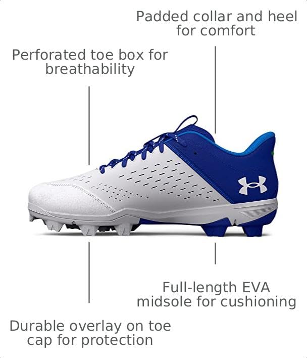 Image of Under Armour Men's Leadoff Low Rubber Molded Baseball Cleat