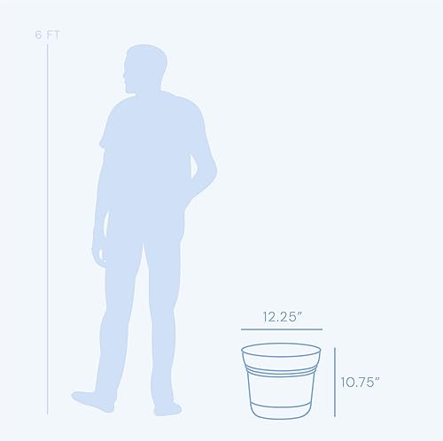 Miniatura 5 de Bloem - Maceta 010280 Saturn con base de platillo