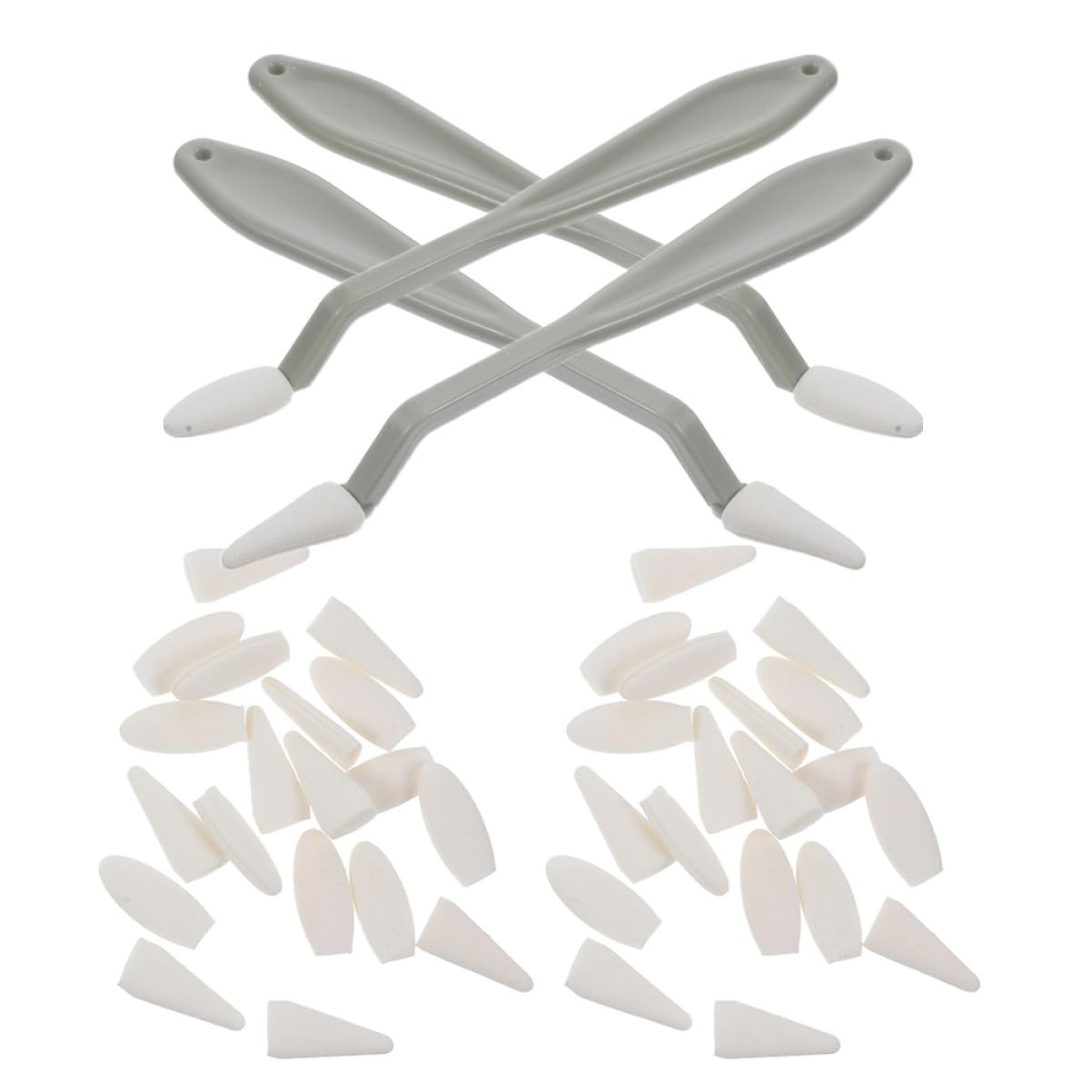 Tofficu 10ensembles Set De Outils De Dessin Éponge pour Artistes Stylo De Rembourrage Et Gomme De Dessin pour Esquisses Remplacement des Têtes De Sponge De Précision Outil De Mélange