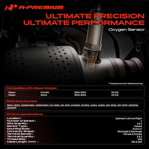 Sensor de Oxígeno A-Premium para Nissan Frontier 2004 3.3L miniatura 2