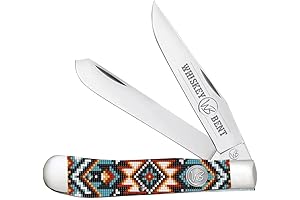 WHISKEY BENT HAT CO. Classic Western Pocket Knife: The Perfect Tool for Your Next Adventure
