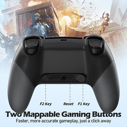 Chereeki Wireless Controller For Ps4 With 2 Mapping Buttons, 3.5Mm Audio And Turbo Function thumb #4