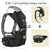 SONMEI Ergonomic Baby Carrier with Hip Seat, 360° Positions, Soft and Breathable, All Seasons, for Newborns and Toddlers, Hiking Shopping Travelling