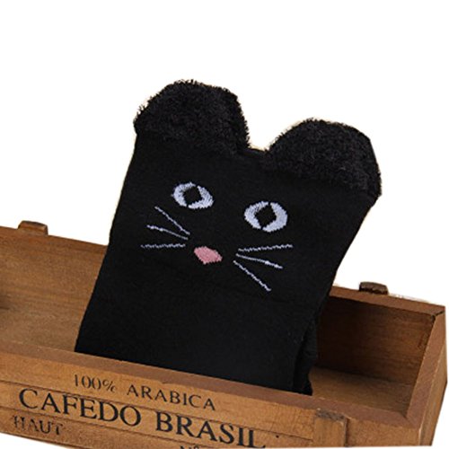 Women Cute 3d Cartoon Animal Pattern Thigh Stockings Over Knee High Socks3