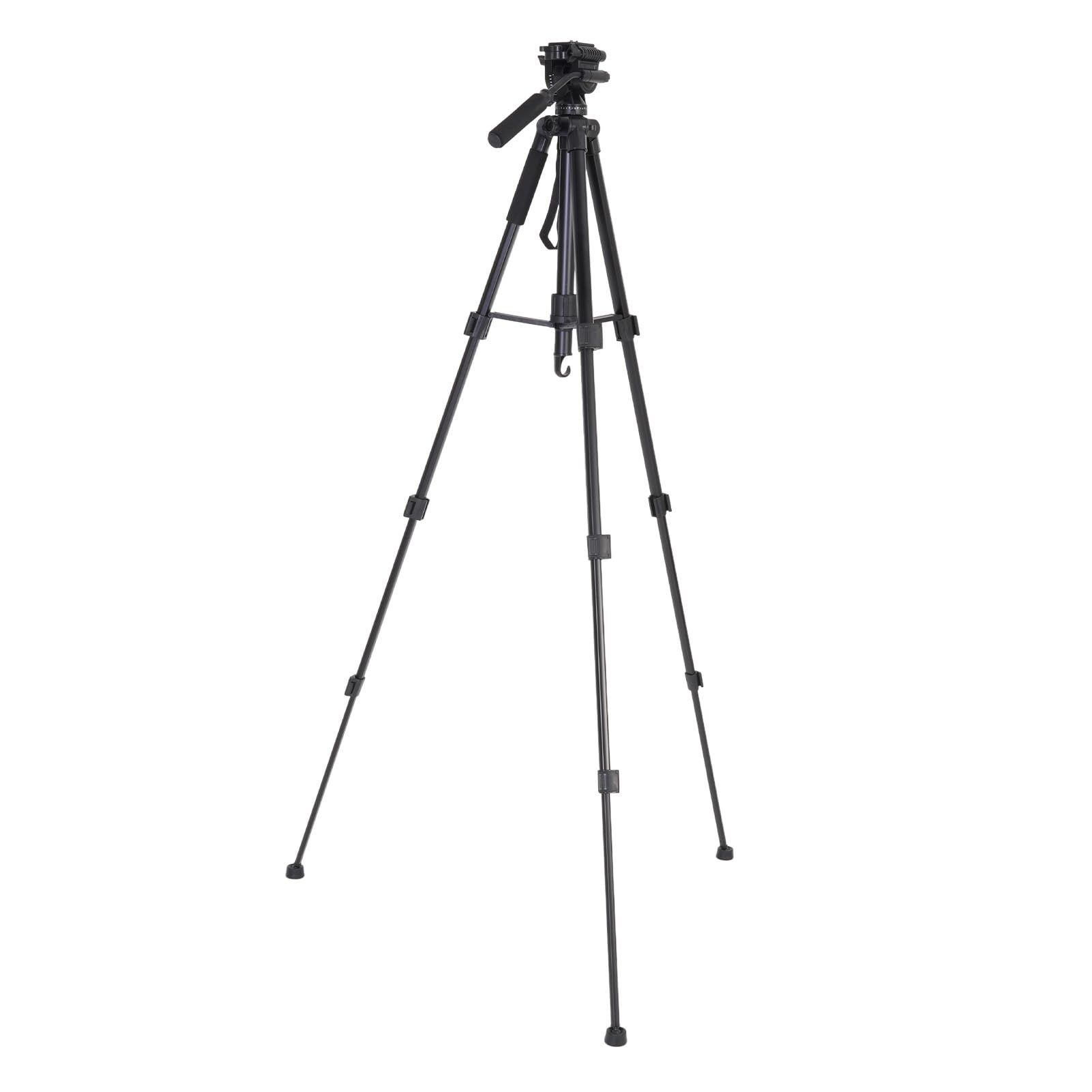 Sxhlseller Profesjonalny statyw do aparatu, 64,96-calowy monopod DSLR z głowicą płynu do aparatu telefonicznego, bezlusterkowe wideo podróżne, kompaktowy statyw ze stopu