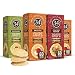 34 Degrees Cracker Variety Pack - 4 Assorted 4.5 Ounce Boxes -Natural, Cracked Pepper, Whole Grain & Rosemary