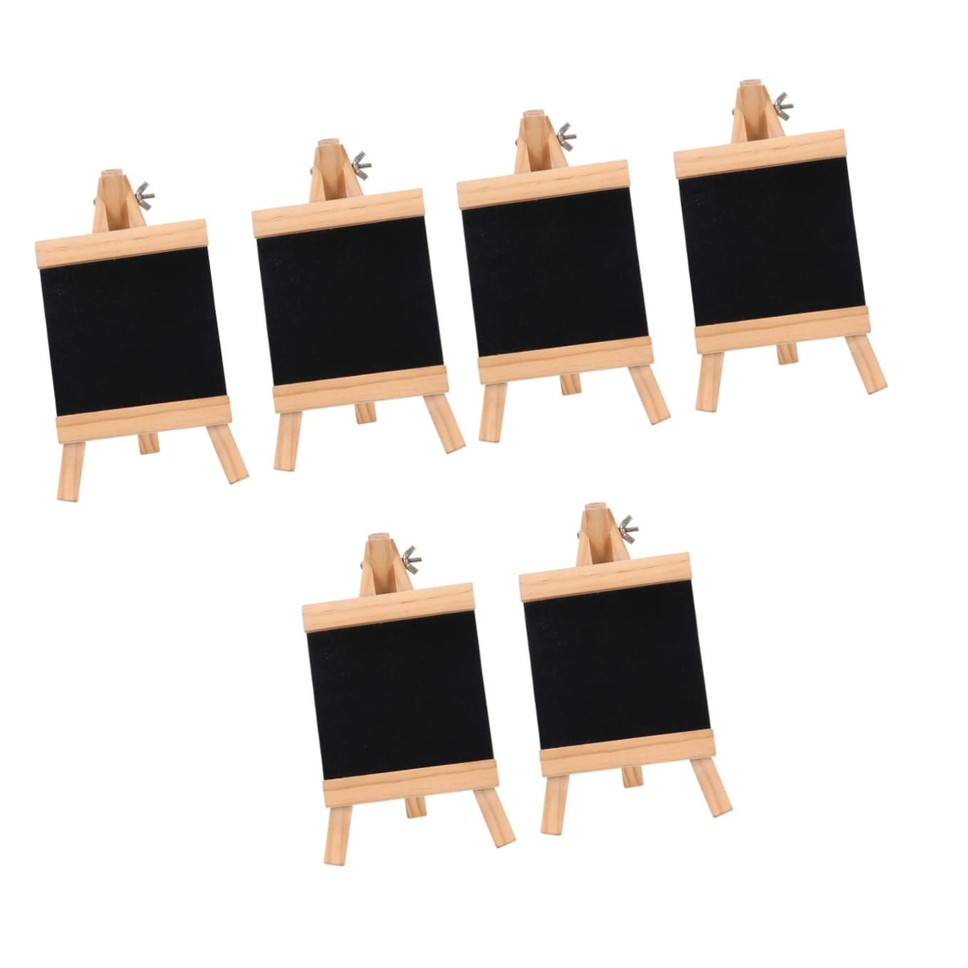 NUOBESTY 6stücke Multifunktionale Tischtafel Kleine Kreidetafel Für Dekoration Wiederverwendbare Nachrichtentafel Für Küche Garten Hochzeiten Und Feste