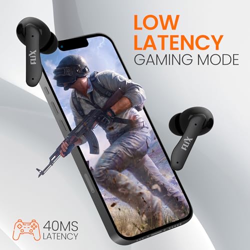 Image of FLiX (Beetel T22 Nitro Buds True Wireless in Ear,Bluetooth v5.4(Quick Paring),10mm Super Bass Drivers,IPX4 Rated,Quad Mic with ENC,Touch Controls, 50hrs Playback, AI Voice Assistant (XTW-T22)(Black)