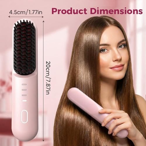Cepillo alisador inalámbrico Go Brush Pro para cabello corto miniatura 7