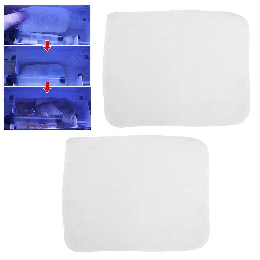 Cikonielf 2PCS Aquarium Filter Mat Biochemical Filter Reusable Cotton Filter for Aquarium Carpet Filter Magic Filter Blanket