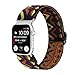 Produktbild VeveXiao Geflochtenes Solo Loop Stretchy Strap Kompatibel mit Apple Watch Band 41mm 40mm 38mm, elastischer Nylon Stretch Armband für iWatch Series 7/6/5/4/3/2/1/SE Damen Herren