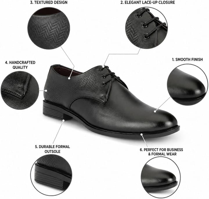 Image of NARKI Synthetic Leather Lightweight,Comfort,Summer,Stylish,Party Fomal Shoes for Men Article 126