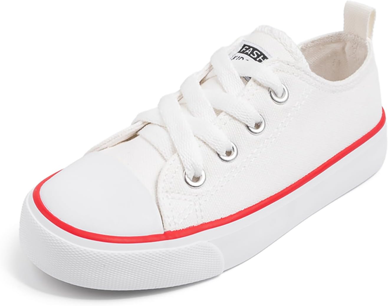 Sonsage Toddler Boys Girls Canvas Sneakers Soft Sole T-Strap Shoes Lightweight Comfy Classical Flats Non Skid Shoe for Little Kids