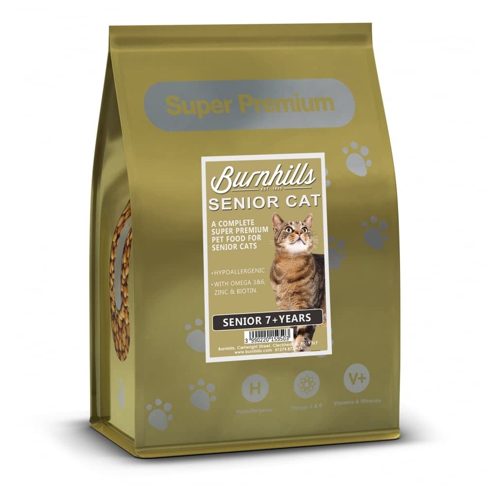 Burnhills Super Premium Senior Cat Food 7+Years 2Kg
