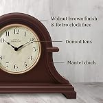 Presentime Vintage Farmhouse Domed Mantel Clock