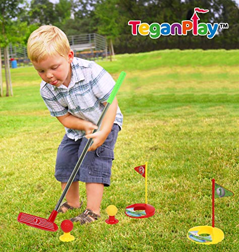 TeganPlay Kids Golf Clubs Set Toy for Toddlers - Thumbnail 2